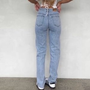 NWT White Fox Jordyn High Waisted Straight Leg Jean